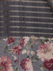 Charcoal Grey Striped Design Semi Tussar Silk  Saree