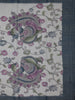 Charcoal Grey Kalamkari Inspired Floral Printed Cotton Saree - Diadem