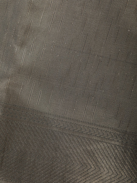 Charcoal Grey Minimal Design Woven Tissue Silk Saree - Diadem