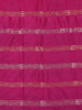 Charming Rani Pink Floral Design Banarasi Silk Saree - Diadem