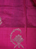 Charming Rani Pink Floral Design Banarasi Silk Saree - Diadem