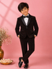 Dark Brown Velvet Tuxedo Coat and Suit for Boys