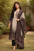 Black Floral Designed Cotton Salwar Suit