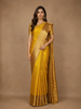 Golden Yellow Brocade Woven Kanchipuram Silk Saree