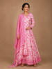 Light Pink Floral Printed Cotton Salwar Suit