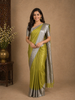 Green Floral Woven Pure Kanchipuram Silk Saree