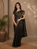 Deep Bottle Green Small Checked Peacock Motif Kanchipuram Silk Saree