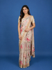 Light Purple Floral Printed Soft Silk Saree