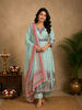 Light Green Floral Print Design Salwar Suit