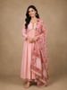 Pink Sequins Embroidery Cotton Salwar Suit
