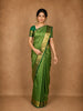 Parrot Green Butta Woven Design Kanchipuram Silk Saree
