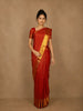 Red Butta Woven Pure Kanchipuram Silk Saree