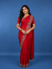 Red Embroidered Georgette Saree