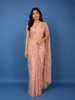 Light Pink Floral Woven Design Pure Cotton Saree