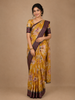 Yellow Floral Design Printed Kota Cotton Saree