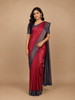 Pink Butta Design Zari Weaving Soft Silk Saree