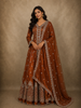 Mustard Gold Heavy Sequins Embroidered Design Organza Mastani Lehenga with Dupatta