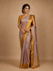 Pink Floral Woven Pure Kanchipuram Silk Saree
