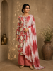 Pink Floral Designed Cotton Salwar Suit
