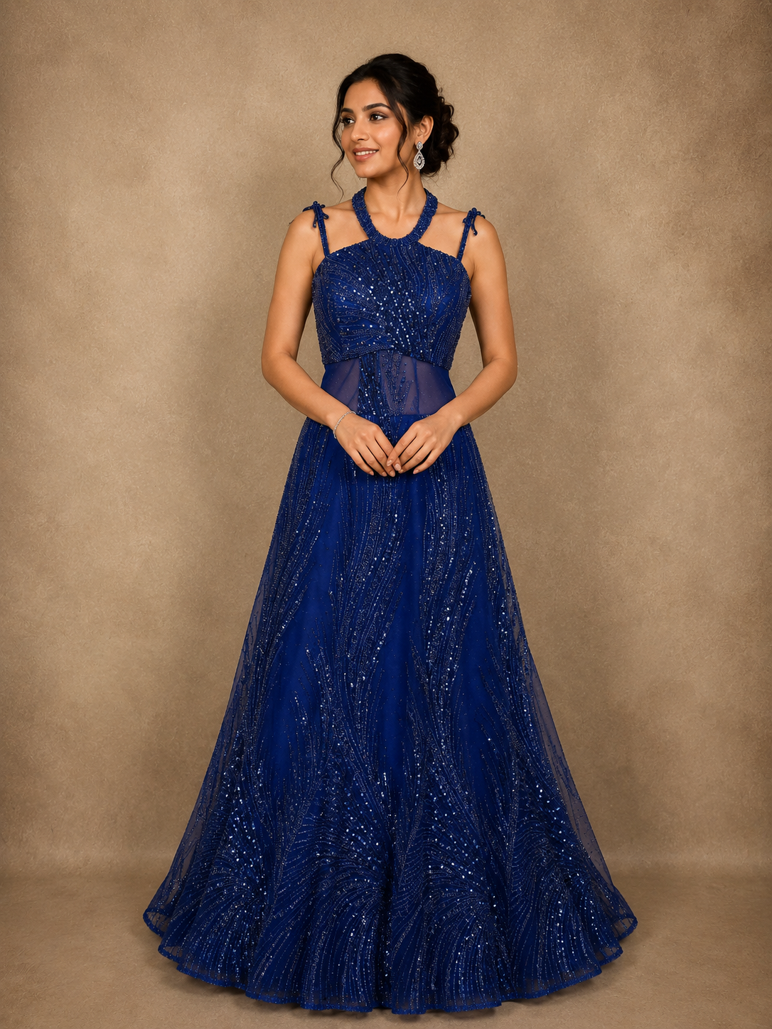 long sleeve chiffon evening dress Ever-Pretty V-Neckline Long Sleeve Chiffon Formal Summer Formal Wedding Guest Dress