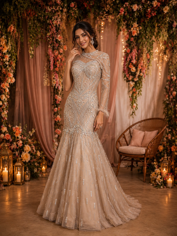 Indo-Western Gowns  Party Wear & Designer Dresses | Diadem