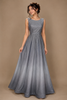 Ombre Effect Shimmer Solid Party Wear Gown