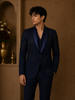Black Floral Designed Fancy Men's Suit