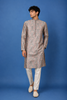 Multi-Colored Paisley Designed Cotton Kurta Set