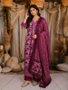 Pink Floral Printed Cotton Salwar Suit with Dupatta