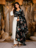 White Floral Woven Design Cotton Straight Cut Salwar Suit with Dupatta