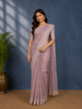 Pink Embellished Design Tissue Saree