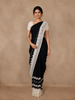 Black Embellished Design Georgette Saree