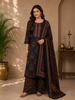 Green Floral Design Printed Cotton Salwar Suit