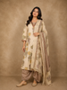 Onion Pink Floral Printed Design Cotton Straight Cut Salwar Suit with Dupatta