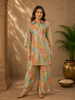 Multicolor Abstract Designed Cotton Salwar Suit