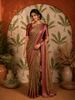 Olive Green Traditional Motif Design Pure Banarasi Silk Fancy Saree with Contrast Designer Border