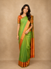 Light Green Butta Woven Kanchipuram Silk Saree