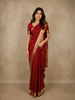 Red Butta Woven Pure Kanchipuram Silk Saree