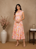 Multicolor  Floral Printed Rayon Kurti