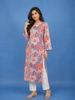 Multicolor Floral Printed Cotton Kurti