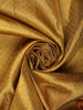Classic Antique Gold Zari Woven Design Pure Kanchipuram Silk Saree with Zari Border