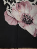 Classic Black Abstract Printed Design Semi Silk Fancy Saree with Floral Border