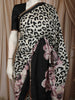 Classic Black Abstract Printed Design Semi Silk Fancy Saree with Floral Border