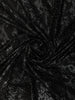 Classic Black Abstract Stone Embellished Design Satin Party Wear Saree with Stone Work Border