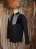 Classic Black Abstract Woven Design Pure Cotton Formal Wear Full Sleeve Men Shirt