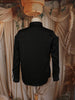 Classic Black Abstract Woven Design Pure Cotton Party Wear Full Sleeve Men Shirt