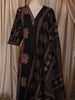 Classic Black Ajrakh Printed Design Cotton Straight Cut Salwar Suit with Dupatta