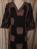 Classic Black Ajrakh Printed Design Cotton Straight Cut Salwar Suit with Dupatta