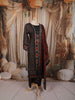 Classic Black Ajrakh Printed Design Pure Cotton Straight Cut Salwar Suit with Contrast Dupatta