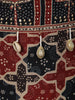 Classic Black Ajrakh Printed Design Pure Cotton Straight Cut Salwar Suit with Contrast Dupatta